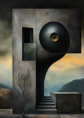 Surreal Concrete Structure