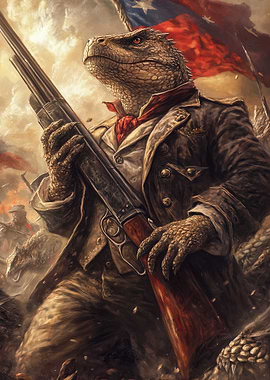 Komodo Warrior Leading Revolution