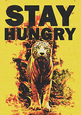 Powerful and Motivational Tiger Poster