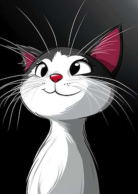 Cute Cartoon Cat