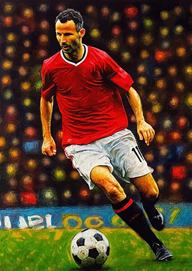 Ryan Giggs Football Art