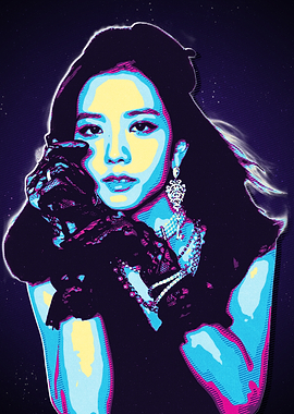 Lisa Blackpink Pop Art