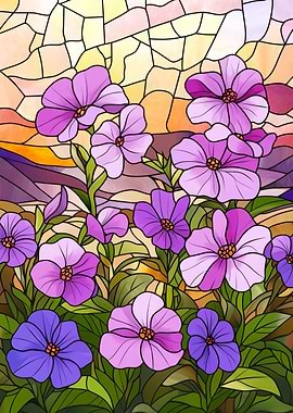 Stained Glass Flowers