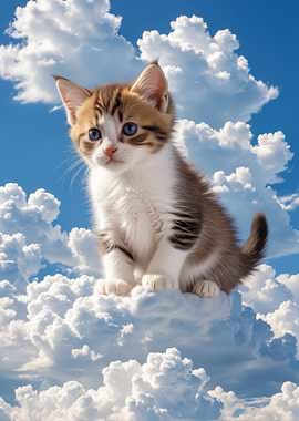 Kitten on a Cloud