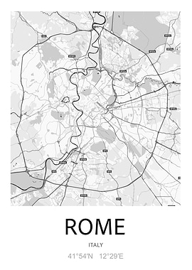 Rome City Map