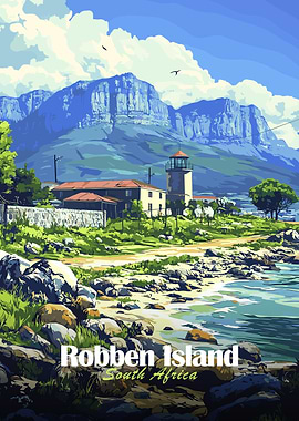 Robben Island Landscape