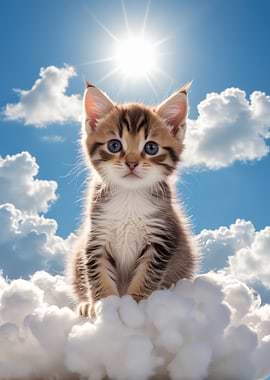 Kitten on a Cloud