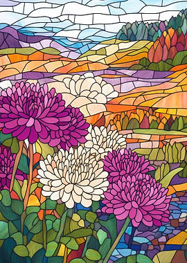 Stained Glass Landscape