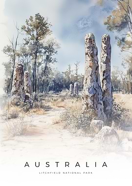 Majestic Termite Mounds of Litchfield