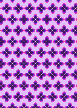 Purple and Pink Flower Pattern