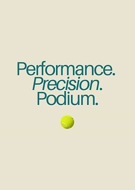 Tennis Performance Poster