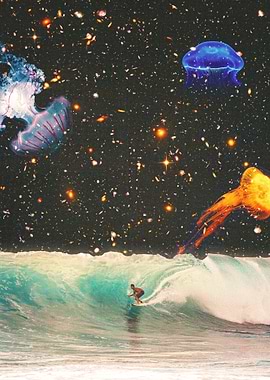 Surfing with Jellyfish