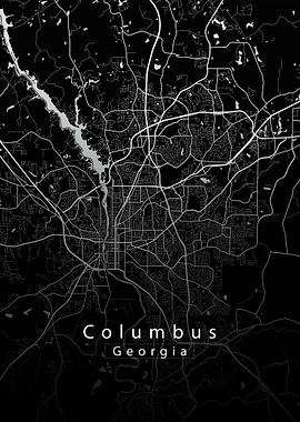 Columbus Georgia City Map