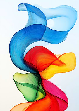 Abstract Colorful Swirls