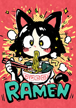 Chibi Cat Girl Ramen