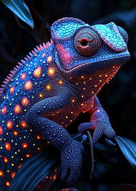 Glowing Chameleon