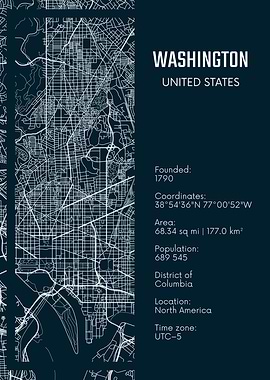 Washington DC Map