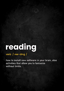 Reading Definition Poster