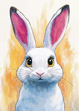 White Rabbit Portrait