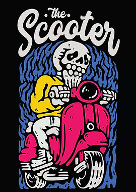 Skeleton Scooter Ride
