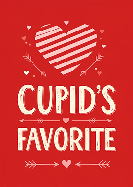 Cupid's Favorite Valentine's Day Graphic