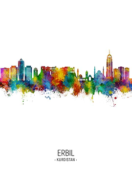 Erbil Kurdistan Iraq Skyline
