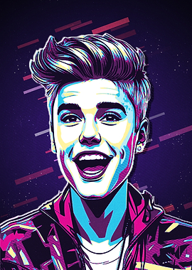 Justin Bieber Pop Art
