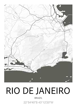 Rio de Janeiro Map