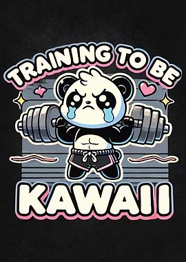 Gym Panda Training To Be Kawaii Cute Anime Workout