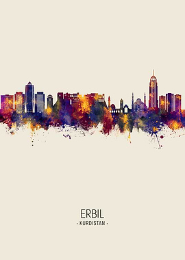 Erbil Kurdistan Iraq Skyline
