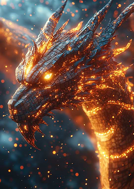 Infernal Cyberwood Dragon