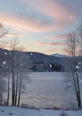 Snowy Winter Landscape
