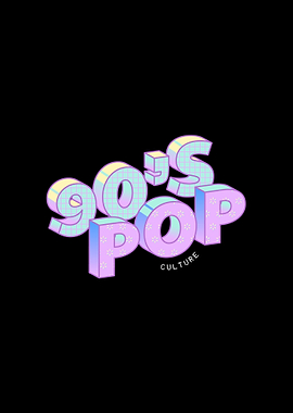 90's Pop Culture Graphic