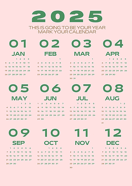 2025 Calendar