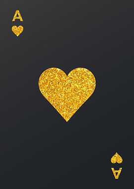 Ace of Hearts Playing Card