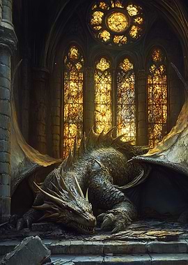 Dragon in Cathedral