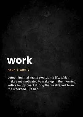 Work Definition Poster 2