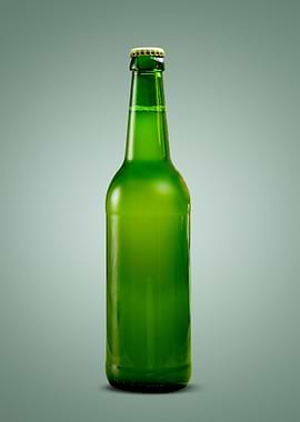 Green Beer Bottle