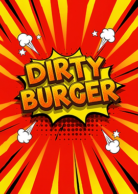 Dirty Burger Comic Art