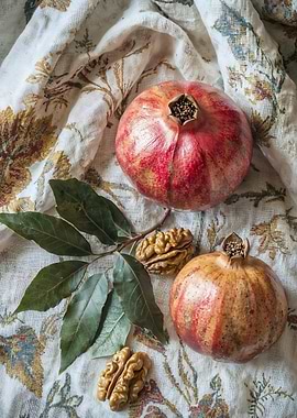 Pomegranates and Walnuts