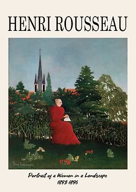Henri Rousseau Woman Landscape