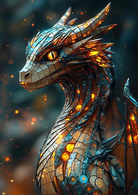 Neo-Rune Dragon of Luminary Scales