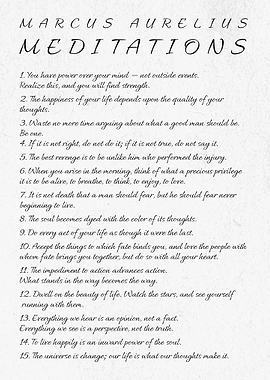 Marcus Aurelius Meditations