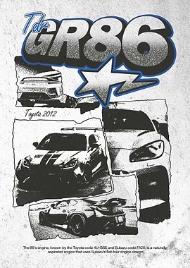 Toyota GR86 Grunge Style