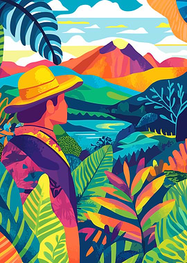 Peru Nature Inspirational Minimalist Art