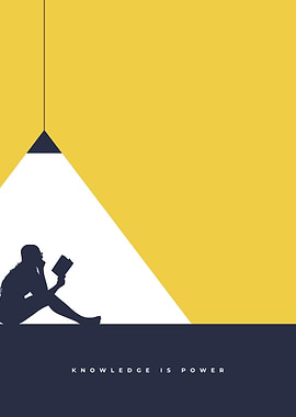 Knowledge is Power Silhouette