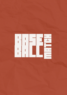 Baseball Typography Poster