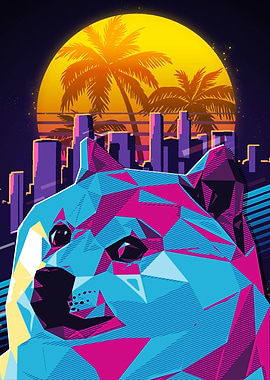 Doge in Retro City