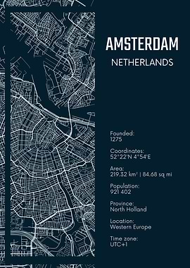 Amsterdam City Map