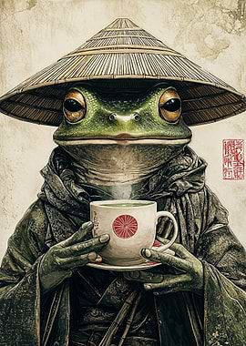 Frog in a Conical Hat